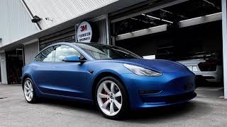 HubDeviser特斯拉Tesla Model3局部犀牛皮防護