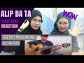 FIRST TIME REACTION ALIP_BA_TA - Gerimis Mengundang - Slam (COVER Gitar) by Malaysian Sisters