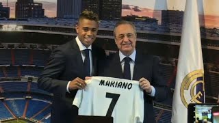Official presentation of Real Madrid's new striker Mariano Diaz
