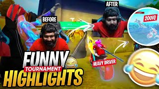 ROCKYBHAI'S FUNNY HIGHLIGHTS😂WTF HEAVY DRIVERS MOMENTS IN TOURNAMENT | Ft. TG ROHIT | ROCKY \u0026 RDX