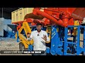 सबसे एडवांस भूषा और अनाज स्टॉक करने वाला मल्टीक्रोप थ्रेशर combo model multicrop thresher machine