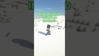 #Minecraft but the controls are #INVERTED!! #CraftHax #Shorts #MinecraftBut #YoutubeShorts #Ytshorts