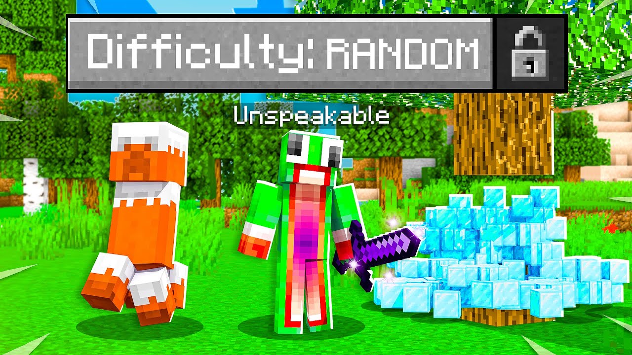 I Failed Trying To Beat Minecraft Random Mode Challenge Youtube