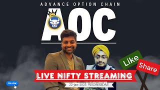 NIFTY LIVE TRADING USING AOC | ADVANCE OPTION CHAIN