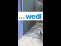 WEDI Shower pan tip #shorts #Youtubeshorts #Diy