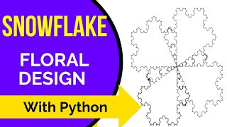 Create Snowflake ❄️ With Python | 3 | Turtle #python #pythontutorial #turtle #pythonturtle
