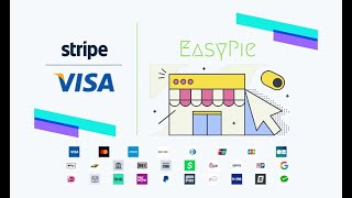 Accept Visa credit/debit cards | EasyPie | Ecommerce with Stripe as Easy as Pie