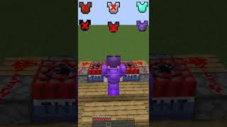 Minecraft Armor Vs Tnt Canon #meme #minecraft #shorts