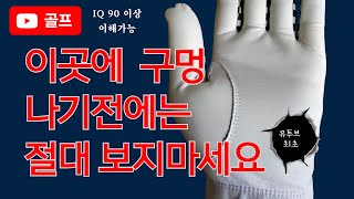 골프 장갑 구멍나본 사람만 보세요.  (골프의신레슨 23 - 38)