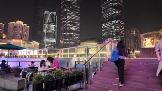 Xujiahui Skyscraper Night｜Shanghai Mall City Walk 4K｜Gate M｜Xuhui Riverside West Bank｜Grand Gateway