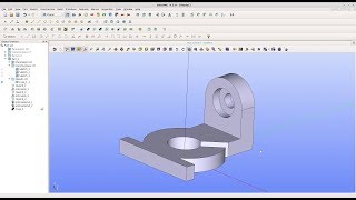 SALOME SHAPER modelling a switch base