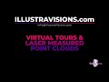 illustraVisions Laser scanning services combined with Matterport 3D Virtual Tours