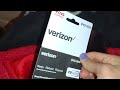 Verizon Refill prepaid Plastic Cards CVS