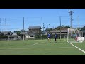 ＣＫからのセンタリング対応　ＧＫトレーニング　ＪＡＰＡＮサッカーカレッジ　２－０　新潟医療福祉大学ＦＣ