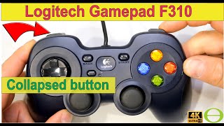 How to repair a collapsed button on the Logitech F310 Gamepad controller