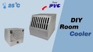 How to Make Air Cooler from PVC Pipe at Home | Room Cooler | Mini Air Conditioner | DIY Electronics