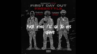 Rundown Spaz - First Day Out (Freestyle) Ft. Nba Youngboy & Rundown Choppaboy (Official Lyric Video)