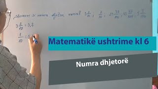 Ushtrime nga matematika për kl 6 /  Numra dhjetorë