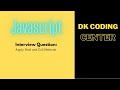 Apply, Bind and Call Methods in JavaScript || JavaScript Interview Questions