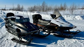 YAMAHA VIKING и ТАЙГА ВАРЯГ! МТ50 и ЦИТД5! ГОНКА! ПОКАТУШКИ!