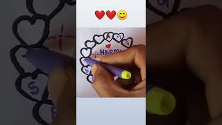 Happy New Year letter❤ drawing #satisfying #art #love #video #trending