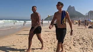 🔥THE HOTTEST BEACH🔥 - LEBLON | RIO DE JANEIRO | WALK 4K BRAZIL 2024