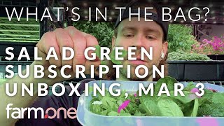 Farm.One Membership Unboxing of Baby Greens, Microgreens, Herbs, and Edible Flowers