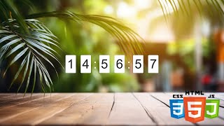 Creating a Stylish Flip Clock with HTML, CSS, and JavaScript | AS-code Tutorial #html #css #video