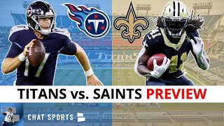 Titans vs. Saints Preview, Prediction, Injury Report, Julio Jones + Harold Landry | NFL Week 10