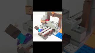 LEGO ] Creating an Amazing Minecraft Creeper Mine! 🔥 #shorts