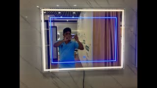 Amazing Modern Smart Mirror led light screen touch sensor.