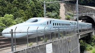 九州新幹線高速通過 N700系さくら547号