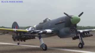 Ripmax - Black Horse Hawker Typhoon 1B 33cc ARTF (A-BH132)