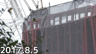 【TDS】ソアリン建築現地〜赤い何かが・　2017年8月5日〜