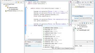 Java Project 01 - Making a Command Line Calculator using Java