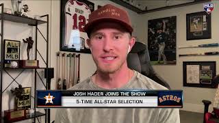 Josh Hader talks about the Astros with MLB Tonight!