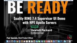 Scality Ring Demo - HPE Scality Reference Architecture