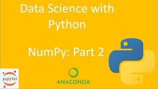 Python for Data Science: Part 3: NumPy (Using array, array operations)