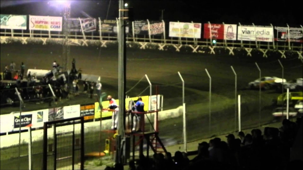 B-Mod Feature - Husets Speedway 8-17-14 - YouTube