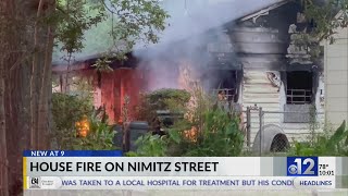 Jackson firefighters respond to fire on Nimitz Street