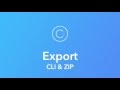 Ionic Creator Tutorials // Export CLI & ZIP