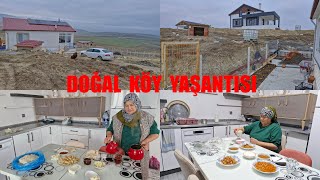 KÖYDE YAŞANTI SABAH VE AKŞAM MENÜLERİMİZ RUTİNİMİZ