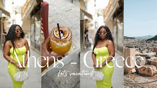 ATHENS GREECE TRAVEL VLOG | ACROPOLIS OF ATHENS, DINNER \u0026 SHOPPING | ISSA VLOG! Part 1 of 3