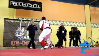 Unk vs Peter Chartouni - Mens Team Sparring - US Open 2014