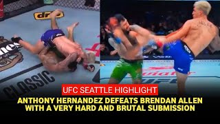 UFC Fight Night 252 Results: Anthony Hernandez grinds out decision against Brendan Allen in Seattle