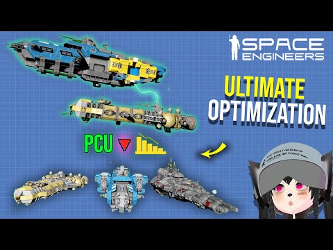 BEST Optimization Technique Many Ships Still Don't use, Space Engineers 2023 Ship Design Tutorial