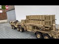 hengguan 1 12 rc us m983 truck 8x8 missile launch vehicle full function demonstration