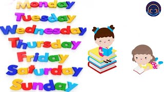 Days of the week song-7days of the week -name of seven days-Sunday Monday-nursery rhyme\u0026 kids song