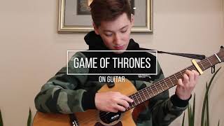 Game of Thrones Theme *BUT* it was played on guitar