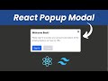 Create a Stunning Popup Modal with React & Tailwind CSS - Step By Step Tutorial